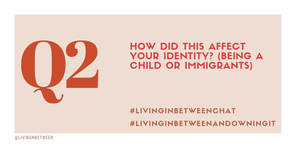 livingnbetween's tweet photo. Q2: How did this affect your Identity? (being a child of immigrants)

#livinginbetweenchat #livinginbetween #livinginbetweenandowningit

#southasian #bame #DiversityandInclusion https://t.co/wJJ3U8mYNP