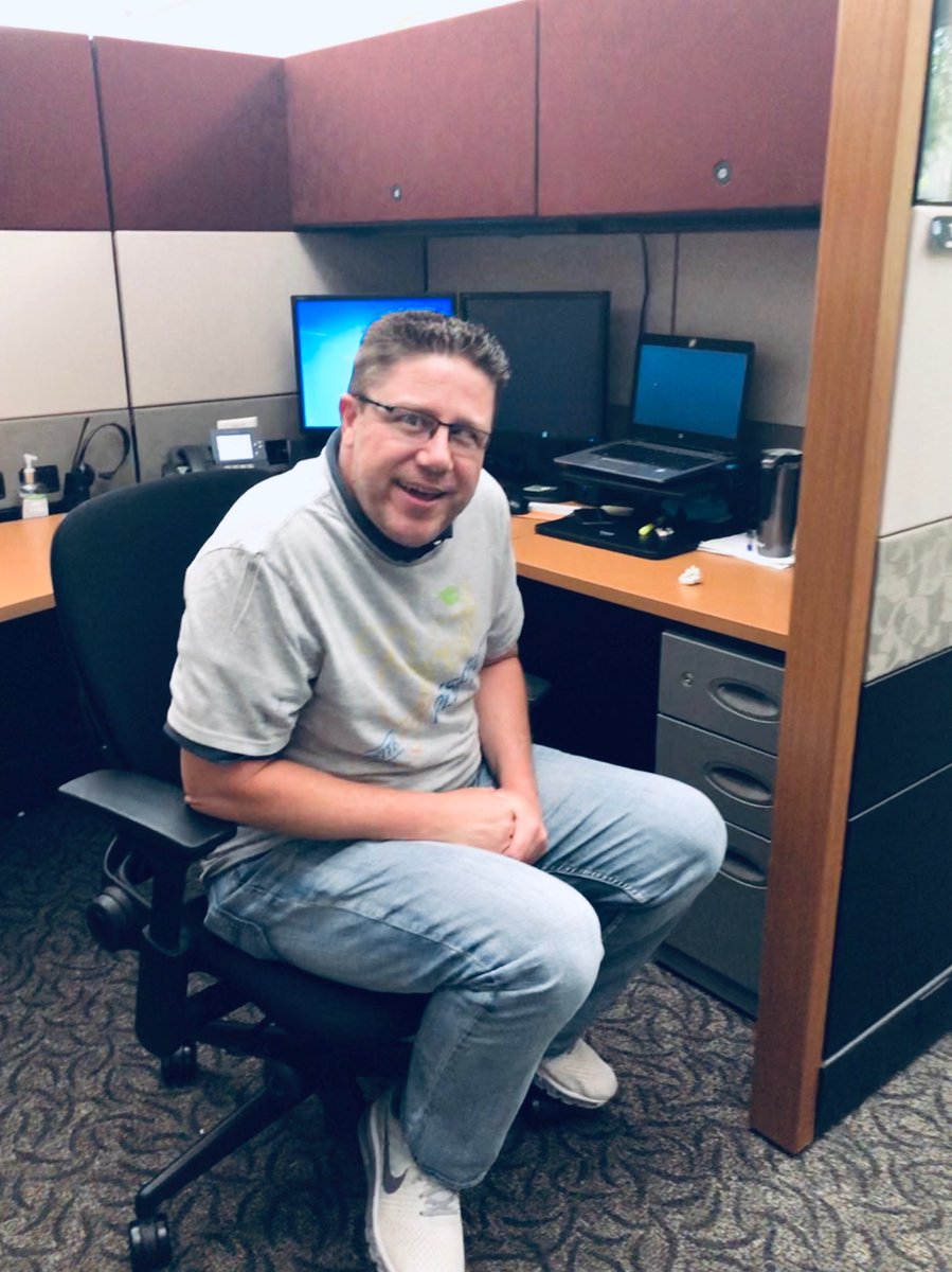 Travis M. loves his new t-shirt! #GWRDay2019 #GarciaBeProud #OKCBeProud #TeamGarcia ⁦<a href="/coe_tammy/">Tammy Coe</a>⁩