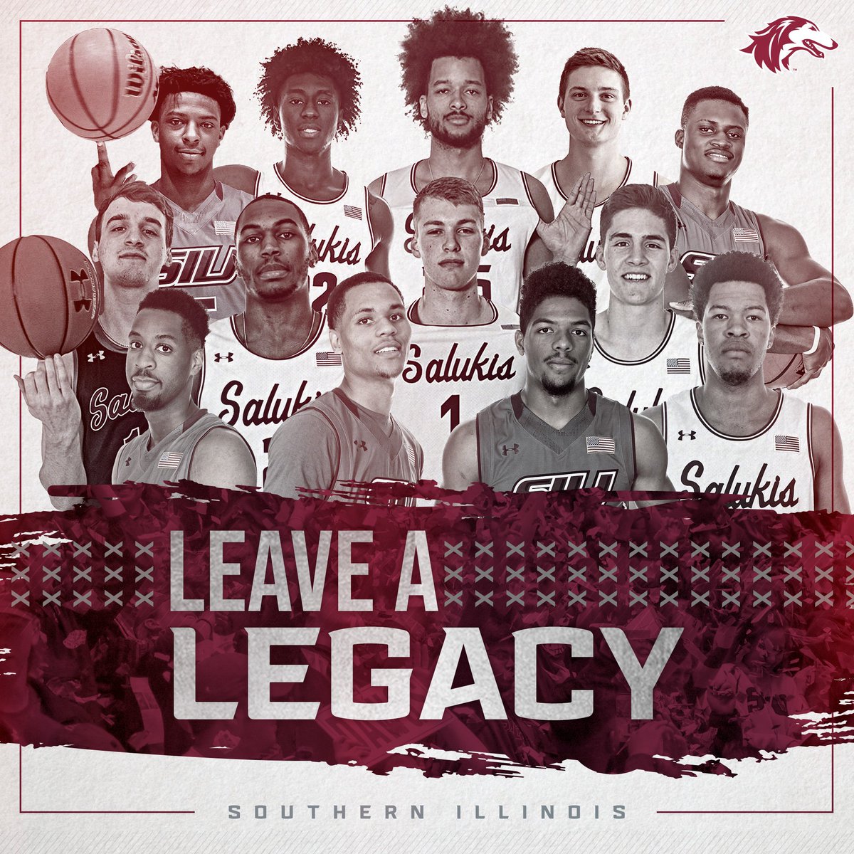 SIU_Basketball's tweet photo. New year. New team. 

#Salukis // #LeaveALegacy https://t.co/gTZ1FClzth