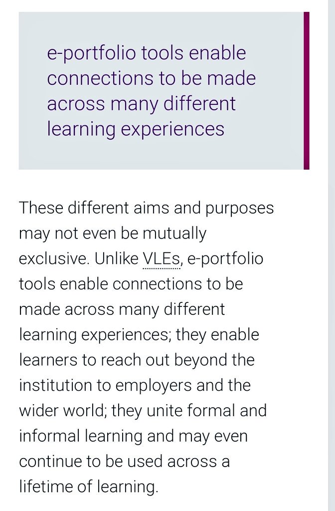 Dale_Munday's tweet photo. E-portfolios are an underutilized resource and if effectively planned and created, they CAN be an effective virtual learning environment. @msonenote #ClassOneNote is just one example. We need to change our ideas of what constitutes a #VLE. #edtech #ATLC https://t.co/oOEeHcyAKd