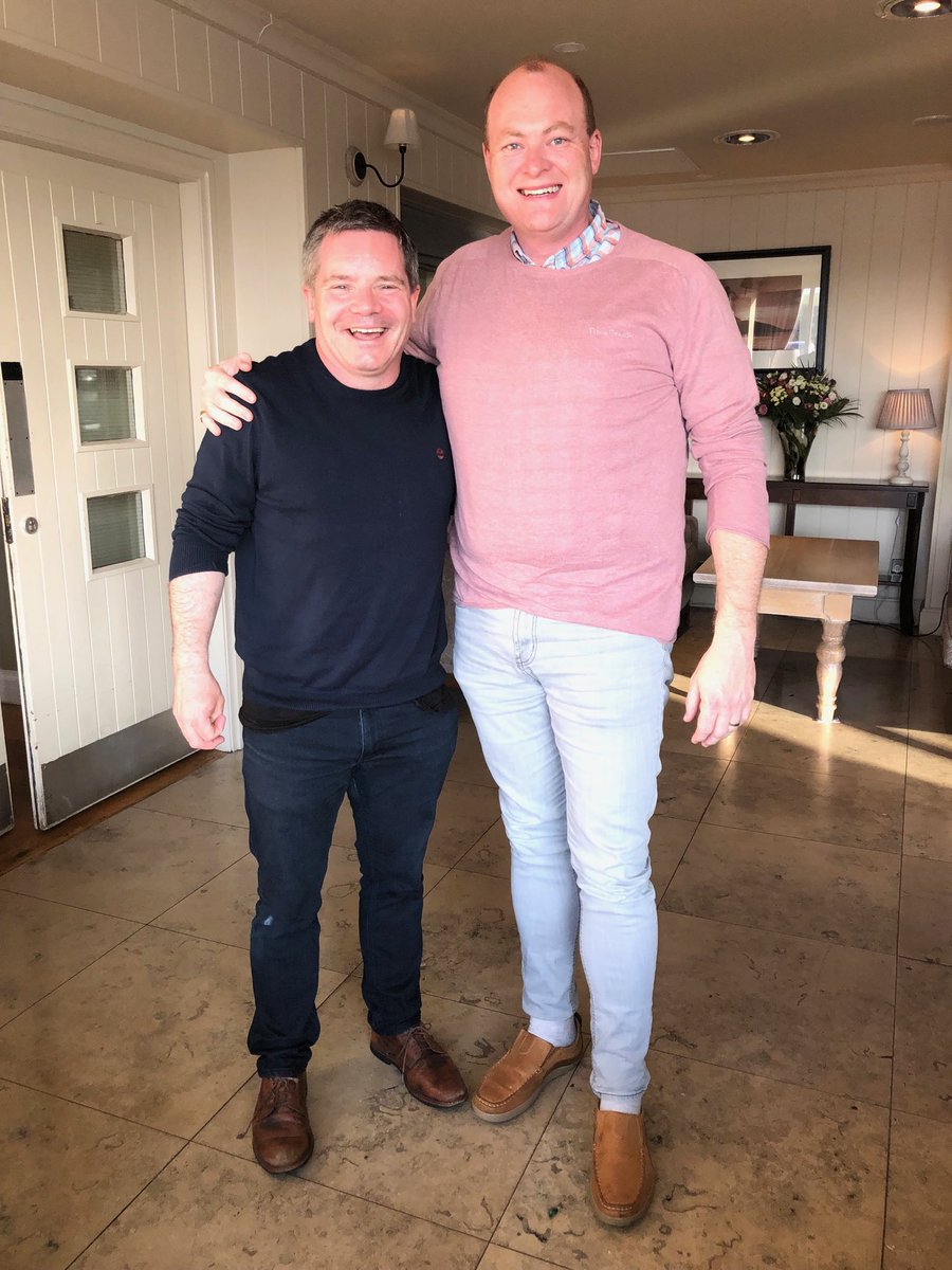 RMcGreevy1301's tweet photo. Delighted to meet my namesake Ronan McGreevy. He’s the man with the Moylurg Honey. 🐝🐝🐝🍯🍯🍯 https://t.co/1crecPqR6E