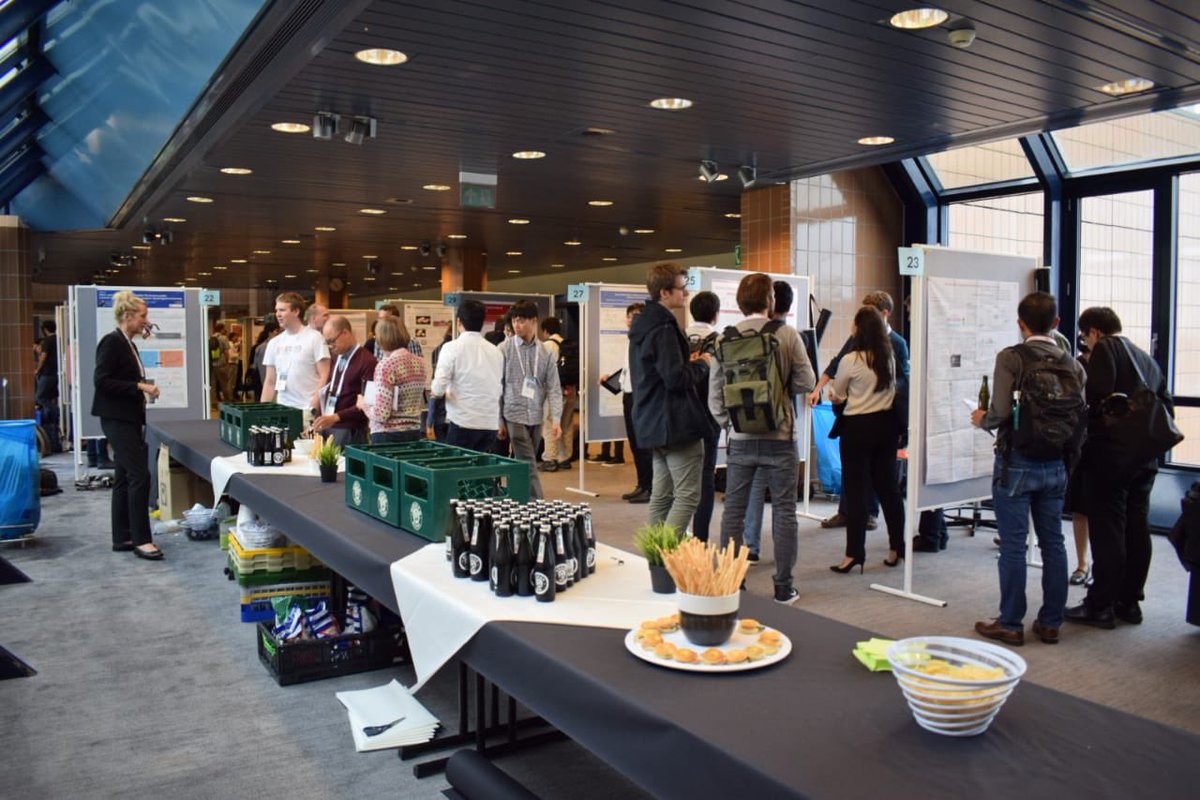 AmamEpfl's tweet photo. Posters and beer to finish of the first day. We hope everyone enjoyed and see you tomorrow! https://t.co/SXAYLt8g6b