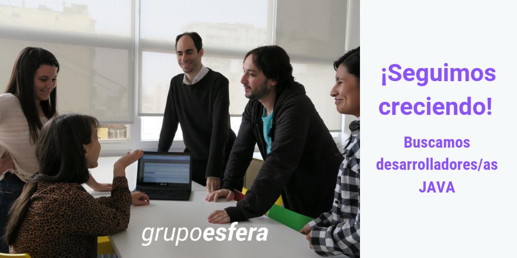 grupoesfera's tweet image. ¡Estamos orgullos de seguir creciendo y ofreciendo puestos de trabajo en IT!
Si sos #desarrolladorJAVA #desarrolladoraJAVA #JAVAdeveloper
y querés ser parte de nuestro equipo, te esperamos.
Consultá acá requisitos y beneficios del puesto y aplicá ow.ly/cUaF50vDFoy
