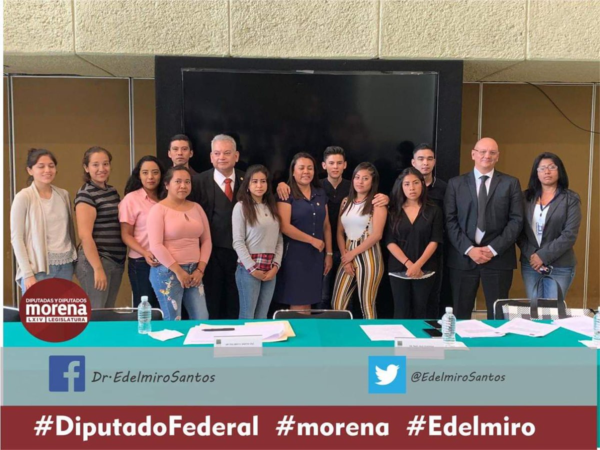 EdelmiroSantos's tweet photo. El Futuro de #Mexico está en los jóvenes , estamos comprometidos con ustedes.
#DioutadoFederal #morena #Edelmiro https://t.co/0EVsiCtuLL