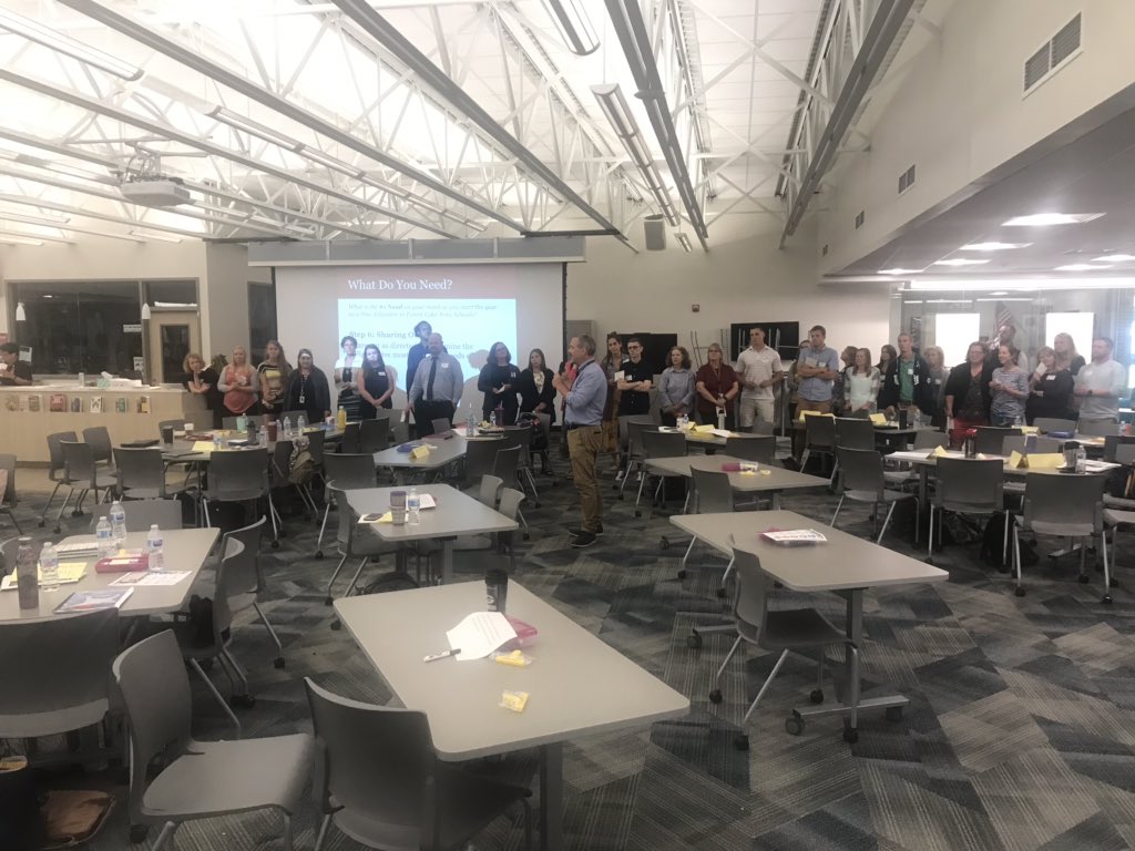 Slater_Curtis_'s tweet photo. @bio_bward is leading the new teacher workshop for @FLRANGERS Love the energy in the room! #FLASPD https://t.co/qKX3NATbEc