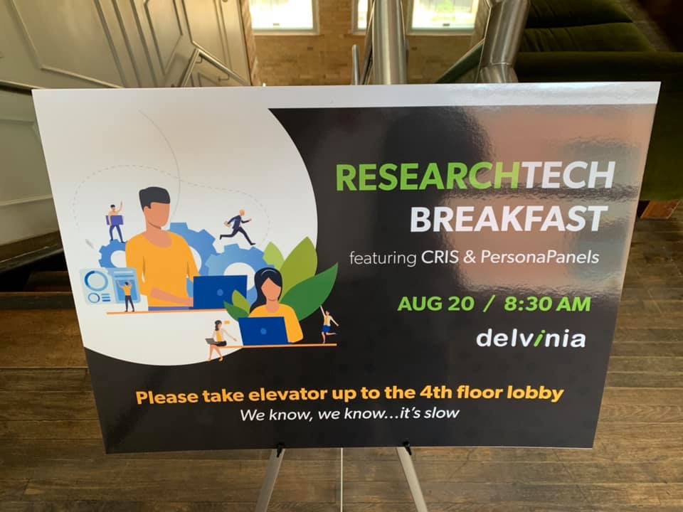 Thank you everyone for attending our #ResearchTech Breakfast featuring our partners CRIS and PersonaPanels! We hope you enjoyed the morning and learned something new about the solutions that are virtualizing the entire market research process.