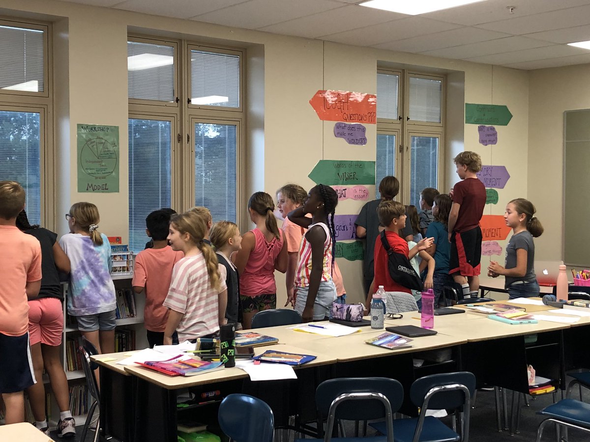 Sometimes readers workshop needs to be interrupted for an approaching storm.  Why did it get so dark?  How fast is that wind blowing?  How much rain is falling?  #studentinquiry #observation @Geistgators