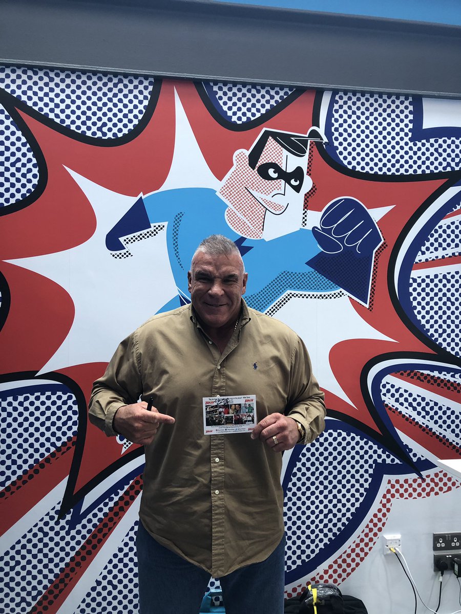 Big joe Egan came in to meet the team today. A real life Superhero 🦸🏼‍♂️ <a href="/BigJoeEgan/">Big Joe Egan</a>