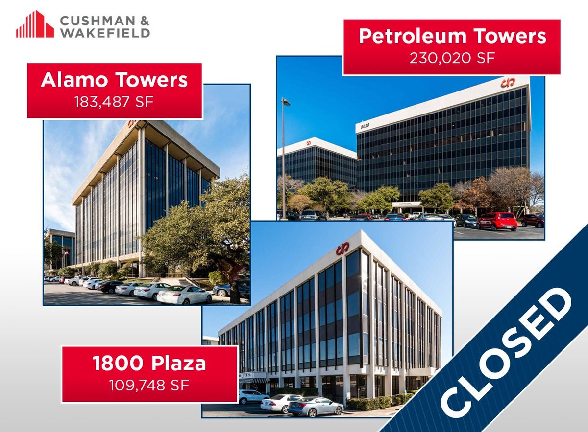 Congratulations to our great client, our team and in particular Carrie Caesar for a successful disposition on Cotter Portfolio, a six building, 523,000 sqft office portfolio in San Antonio, Texas. Carrie did a tremendous job navigating a challenging assignment for a great result!