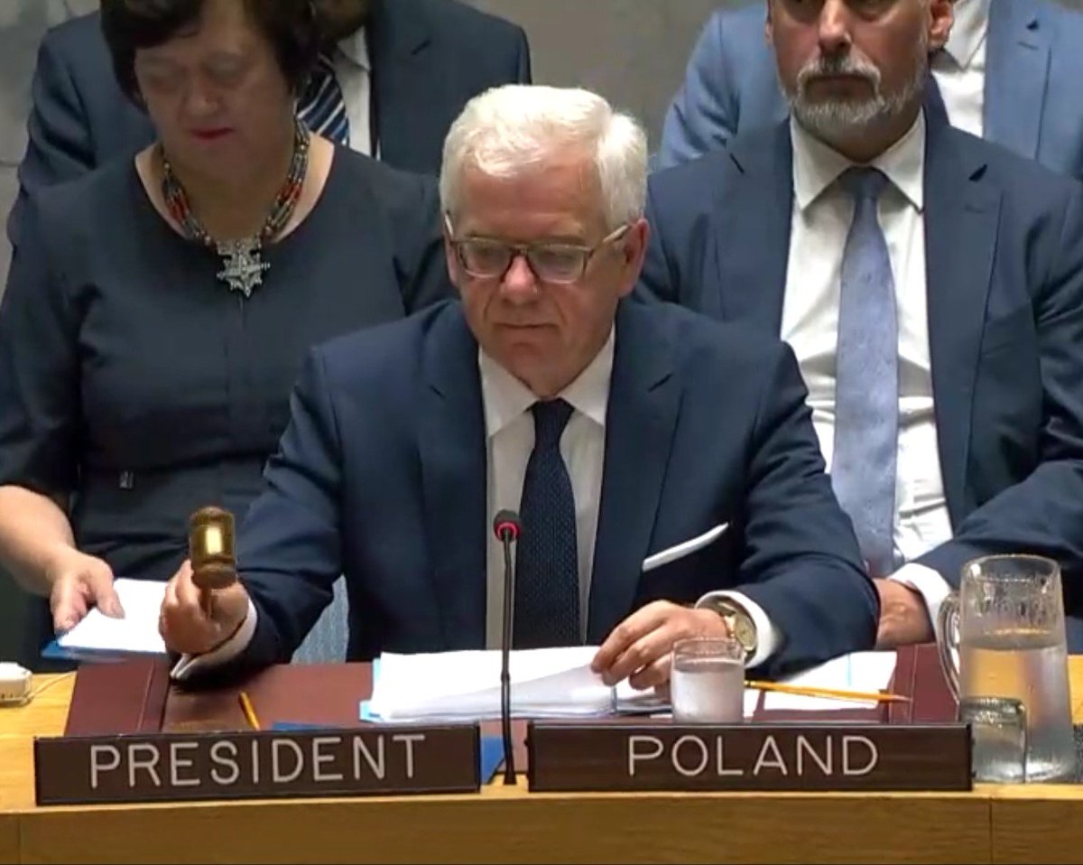 IrishMissionUN's tweet photo. #UNSC:
🇮🇪 welcomes the unanimous adoption of the 🇵🇱#PresidentialStatement commemorating the 7⃣0⃣th anniversary of the #GenevaConventions and reaffirming the importance of implementing international humanitarian law.
#IHL #GC70 https://t.co/U3gvlBovlg