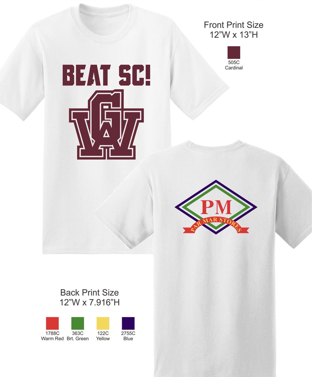 gwhsstudco's tweet photo. Excited to reveal the FIRST ever Patriot Pass shirt for our Members! Buy your pass in the QSA tomorrow if you want your shirt in time for the first football game next Thursday @ SC!!! #HailGW https://t.co/SSFisqlsHN