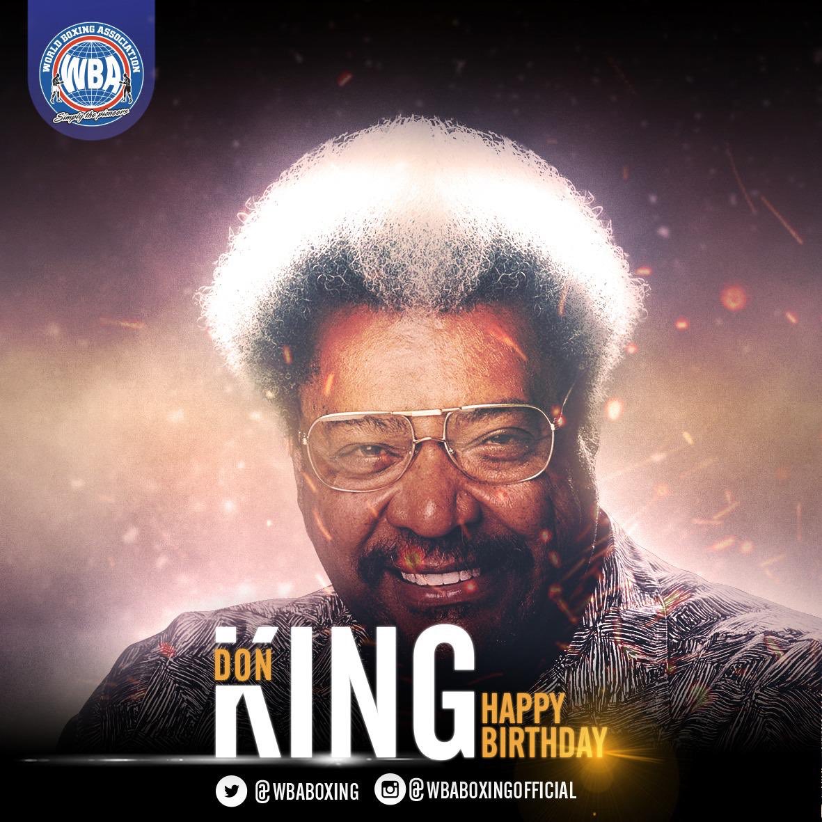 Happy birthday to Don King  family 