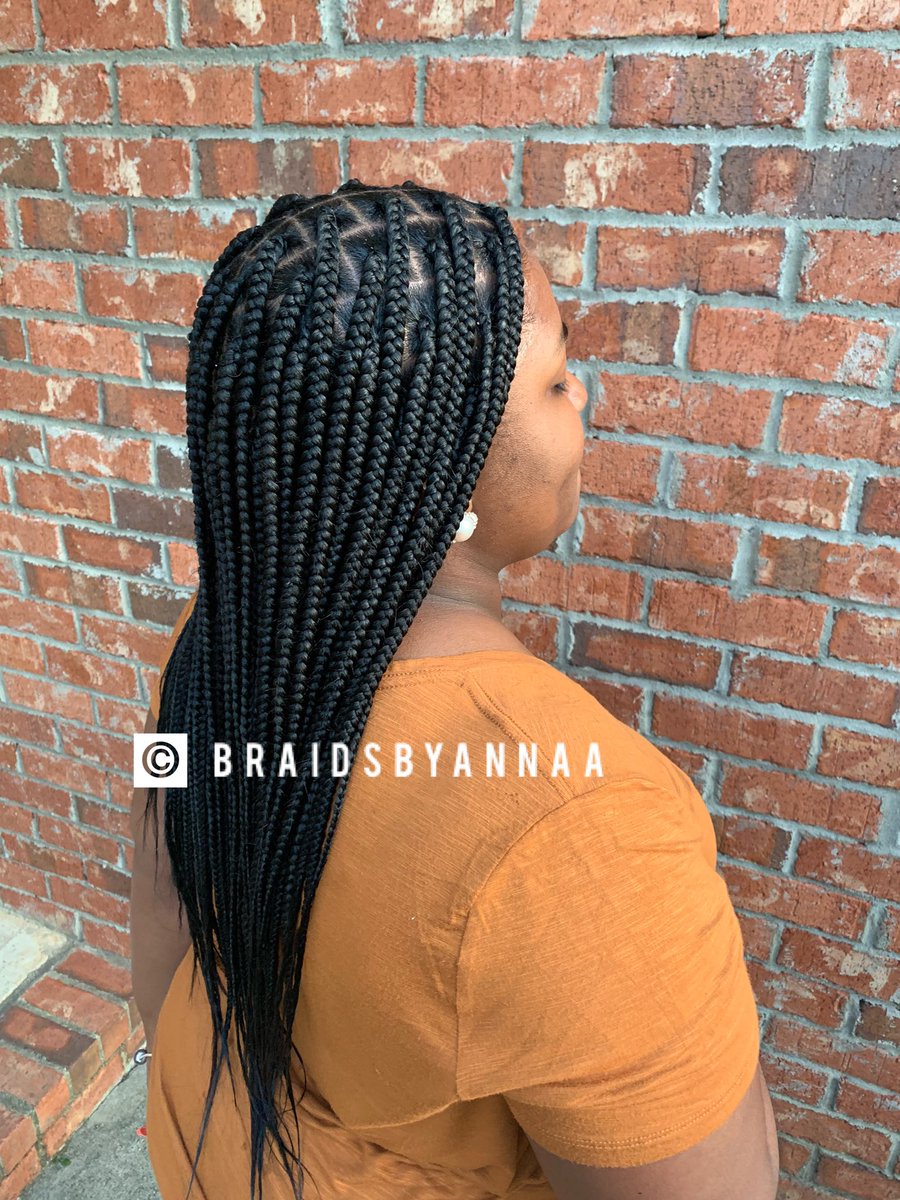 AnnaaDaDon's tweet photo. Knotless you say?? ✔️ 
🗣 FOLLOW MY HAIR PAGE @braidsbyannaa  #BraidsByAnnaa #ASU23 #ASU22 #ASU21 #ASU20 #ASU #albanynotalabama #albanystate #albanybraider #albanystylist #boxbraids https://t.co/0nxPreNlSC