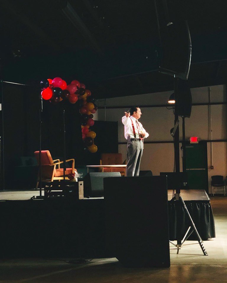 careercompassla's tweet photo. Thank you to our 1st speaker at Career Compass Kickoff 2019, Mr. David Faucheux, former #marketing exec at @ATT &amp; now-professor of marketing &amp; PR at the College of Business at @oursoutheastern 👏 David spoke to our college &amp; career coaches about motivation &amp; mindset.  #thankyou https://t.co/o1vd9DtgRC
