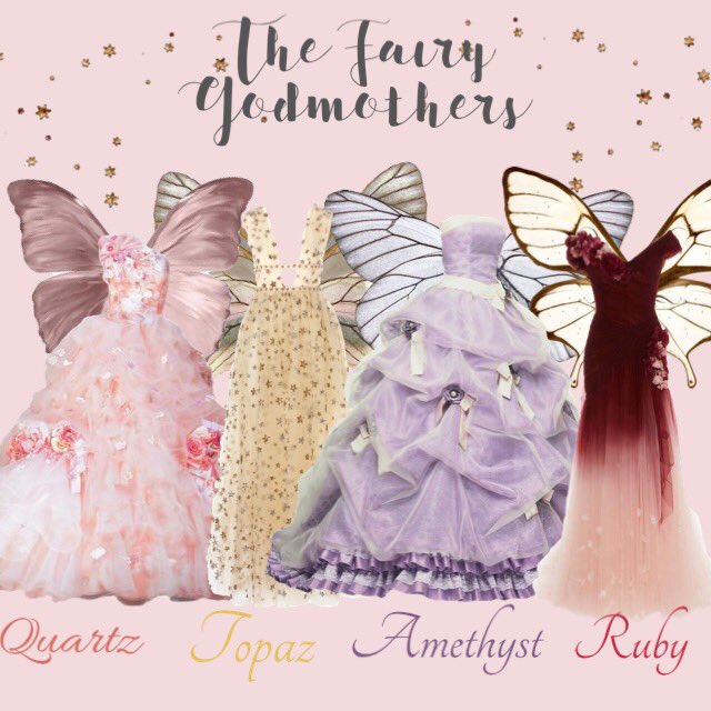 Now you’ve been accepted, it’s time to learn more about the school! Each house has it’s own fairy godmother that acts like a head of house or a dorm mother! Each fairy wears their corresponding house colour!