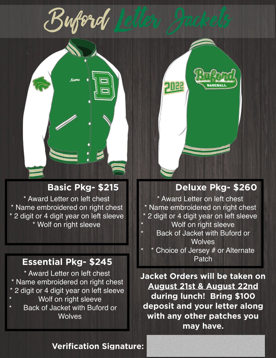 Come visit <a href="/gabalfour/">3RD ASCENT</a> on August 21st &amp; August 22nd in the Commons Area during all lunches to place orders for Letter Jackets &amp; Class Rings. Go Wolves!