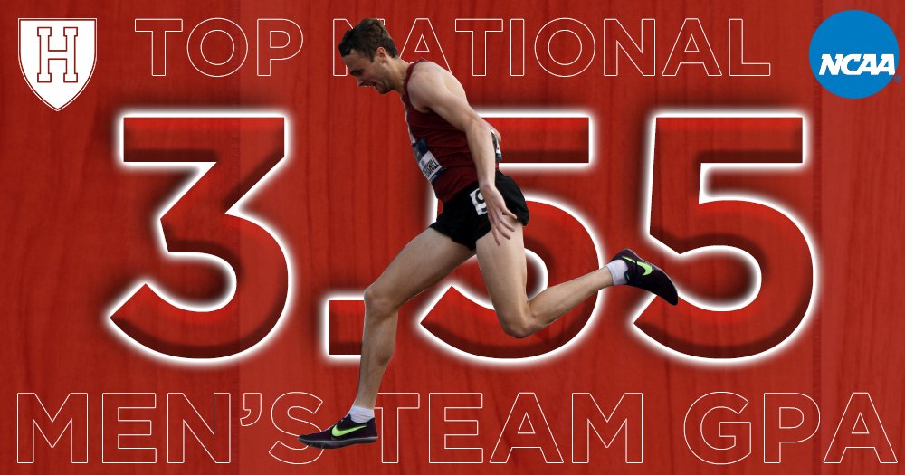 Our men's team recorded a 3.55 cumulative GPA last season - the best across all of Division I! Our student-athletes are doing great things in the classroom and on the track!

#GoCrimson