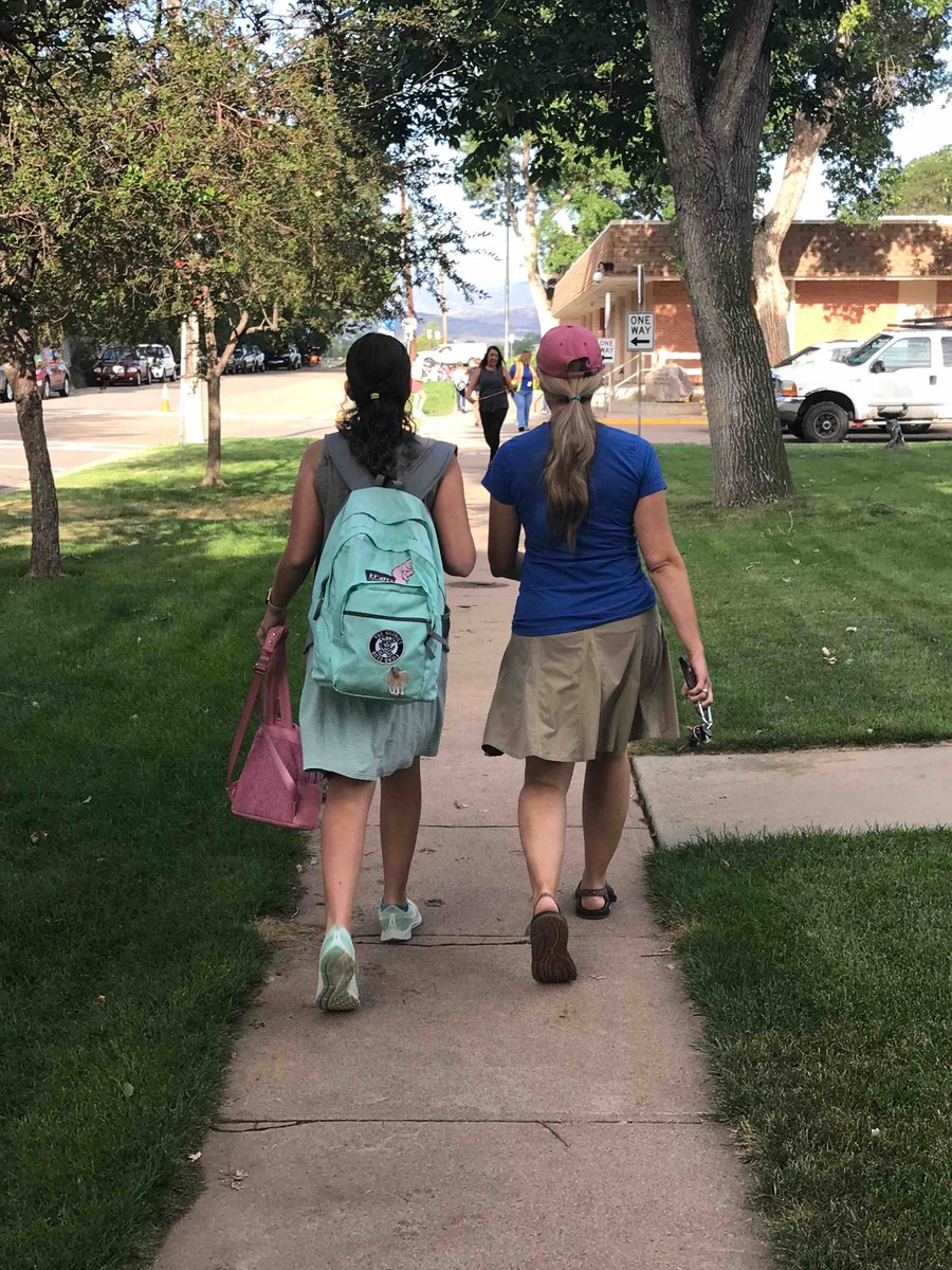 ThompsonR2J's tweet photo. Today is the first day of school for 7th and 8th graders at Turner Middle School. 
Here are a few shots from the campus. 
#2019Back2School
#TurnerMiddleSchool
#WeAreThompson
#ThompsonSchools https://t.co/KwwZ9NjPrr