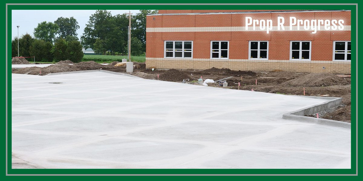 OrchardFarmRV's tweet image. The new drive at Orchard Farm Middle School is coming along! #PropR