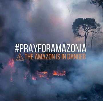 Sinmordaza's tweet photo. #ATENCIÓN l El pulmón del planeta lleva más de 16 días quemándose. Estado de emergencia en Amazonas debido al incendio. #PrayforAmazonia #20Ago https://t.co/GEW9lZdwo3