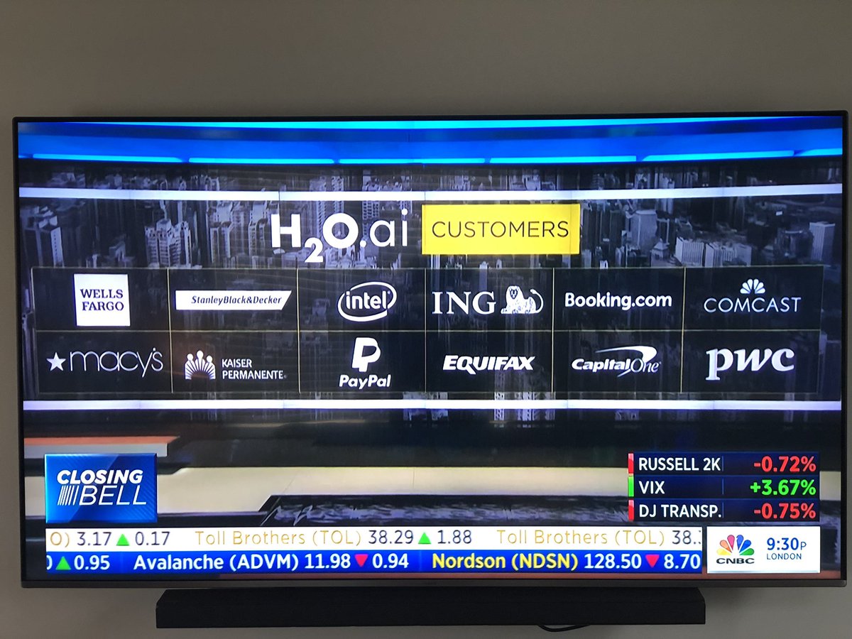 So this just happened. <a href="/h2oai/">H2O.ai</a> #ai #ml