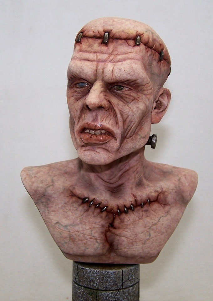 GarageKitsUS's tweet photo. Our Frankenbust painted by John Eubank. 

Available now on our website. 

#Frankenstien #Frankenstiensmonster #themonster #garagekit #modelkit #bust #garagekitmodel #monstermodel #garagekitsus #garagekitsuscolors https://t.co/FYtdyygeDy