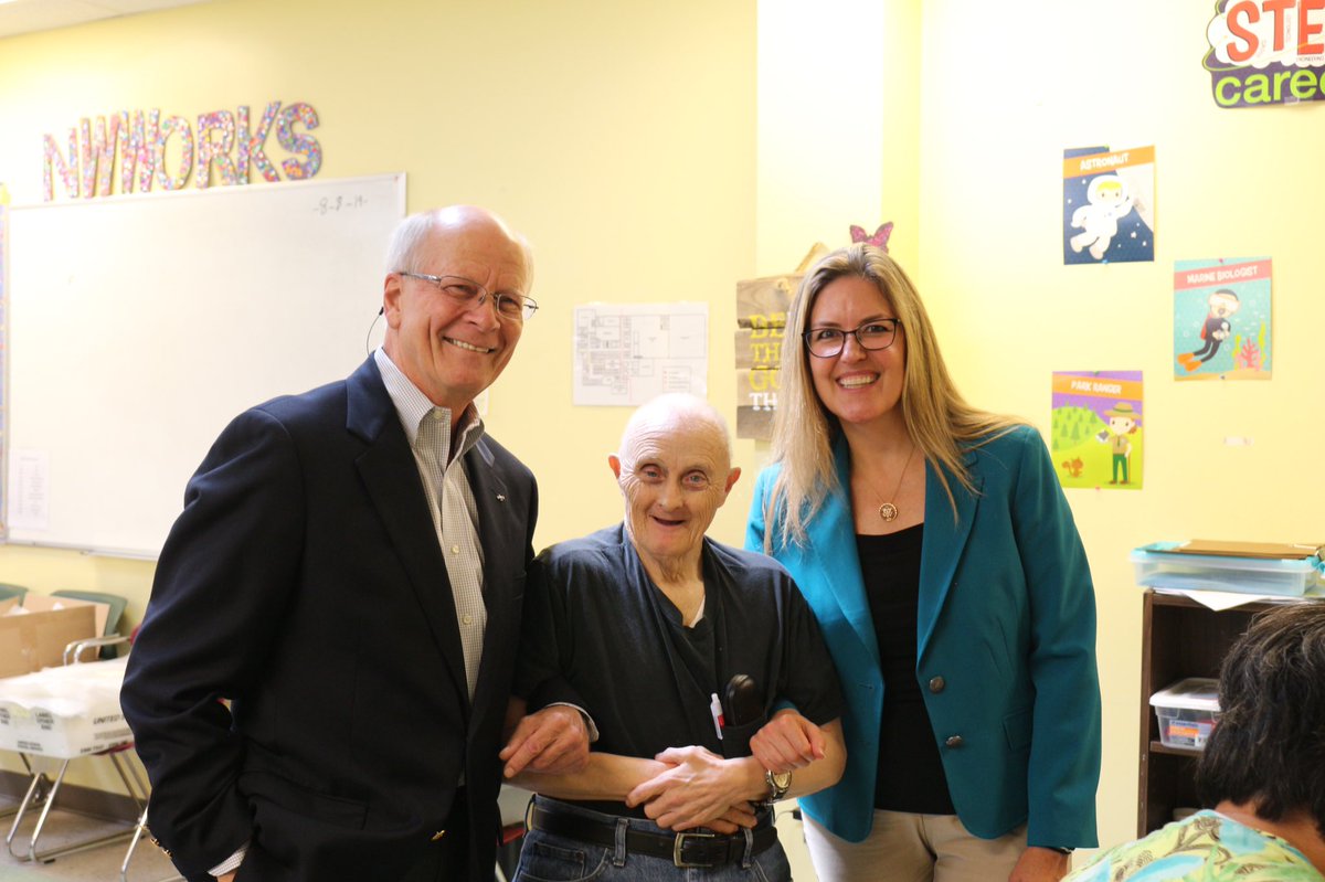 RepWexton's tweet photo. Today I toured @NWWorksInc in Winchester where I learned about their work to equip adults with disabilities with the training they need to secure and sustain meaningful employment.

It’s critical that we empower people of all abilities to live up to their full potential. https://t.co/MwnxPo5uC1