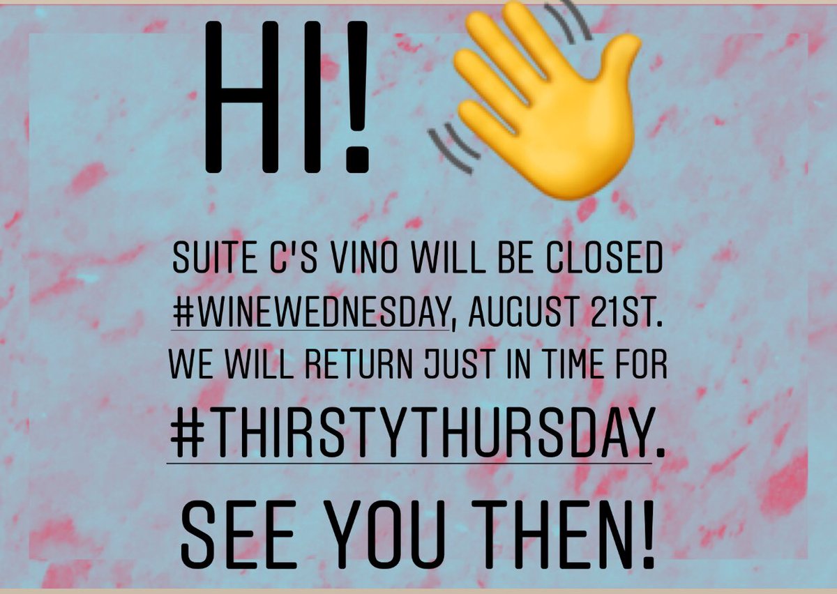SuiteCVino's tweet photo. 👋FYI: https://t.co/nANLxlSeOK