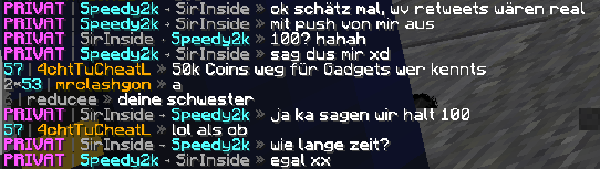 SirInside's tweet photo. Ey Jungs &amp; Mädels @Speedy2k_ gönnt mir auf Ehrenmann Basis bei 100 Retweets den Lizard Rang auf @RewisServer da P+ ja nicht gegönnt wird xddd lol roffllll

also retweetet danke. https://t.co/tMjefGSskP