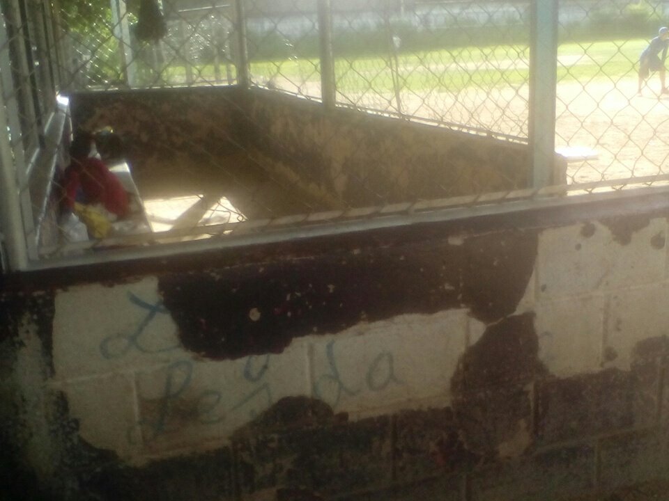 gsurely's tweet photo. @Alemarvez10 @rafaellacava10 Los 100 niños que practican béisbol, están en total abandono. Campo de béisbol la concordia https://t.co/6v09vbbcLZ