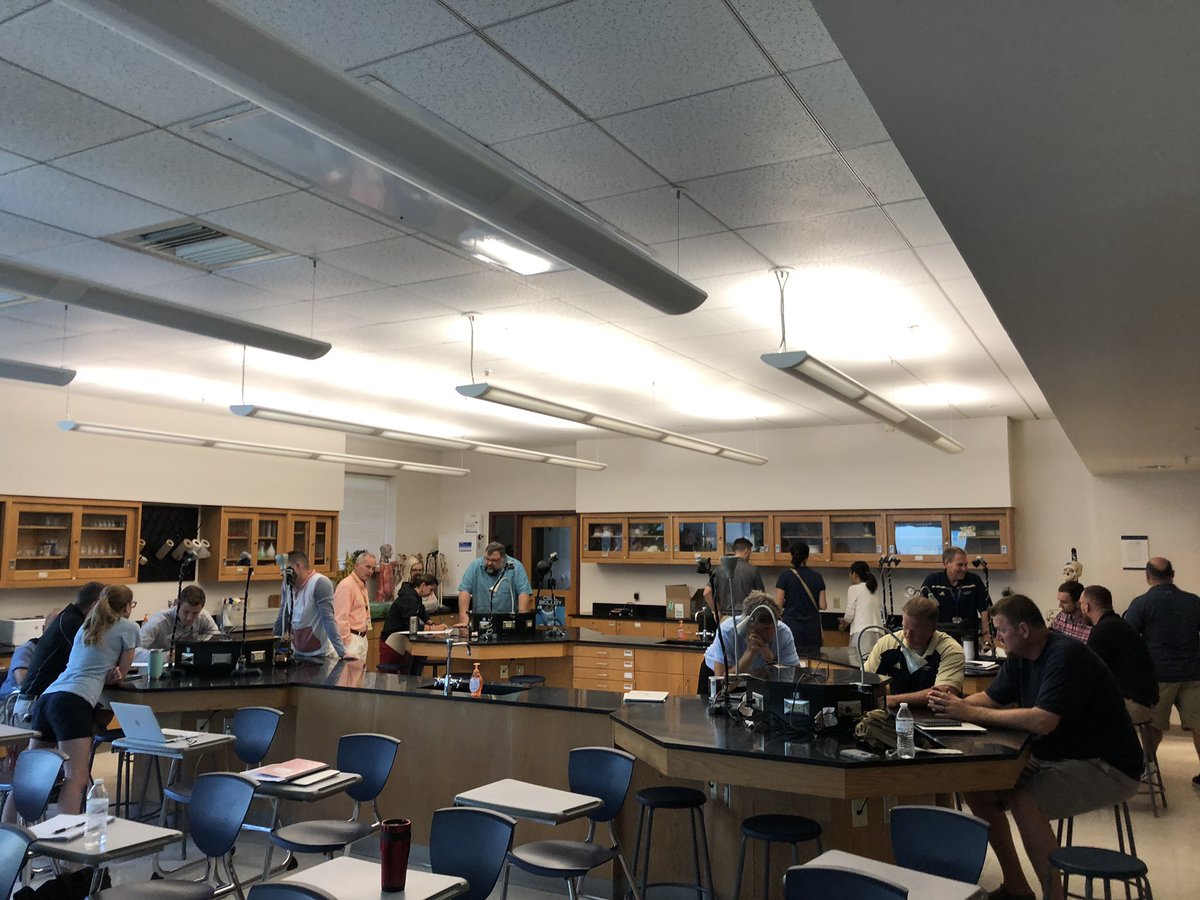 Excellent day for a professional learning at 18th &amp; Broom. All T’s were hard at work learning new instructional techniques and honing tried &amp; true ones for the upcoming school year. Can’t wait for students to enter next week! #TenuiNecDimittam #SalsPD