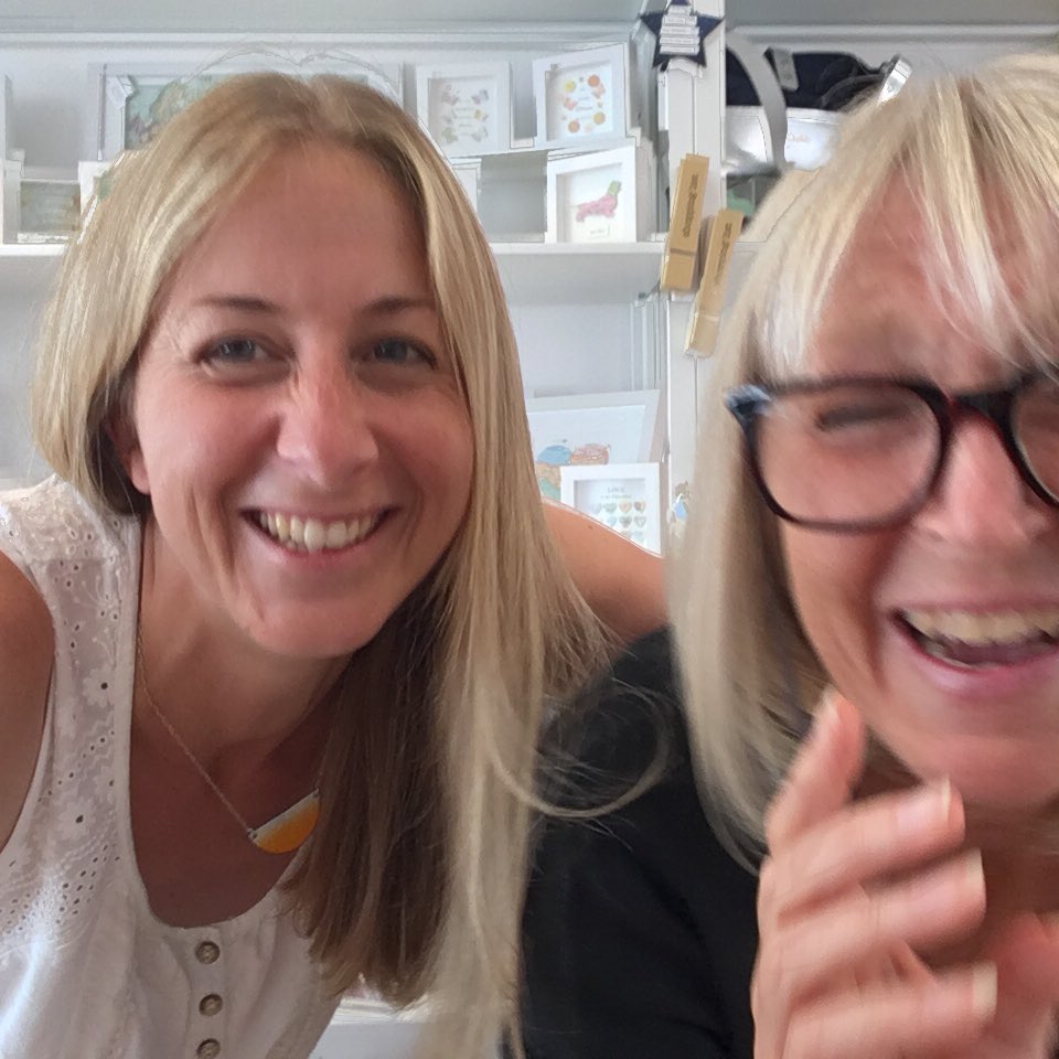 Reunited after a week apart while we took our summer holidays....now back to doing what we do best...being silly, being positive and “playing shop”, selling the gorgeous work of talented Somerset Makers in our little gift shop ‘Rocket and Bird’ 🚀🐥

#shopTaunton #shoplife