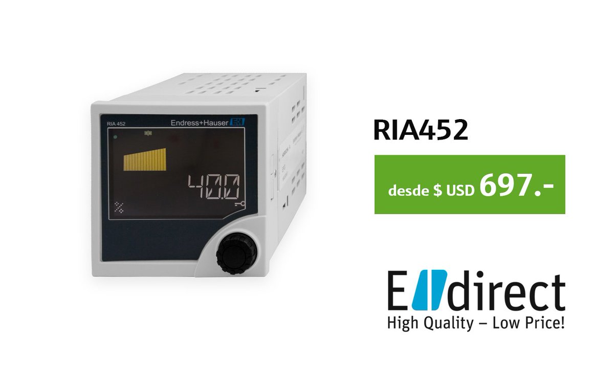 Endress Hauser Mx On Twitter Ria452 Indicador Digital De Proceso