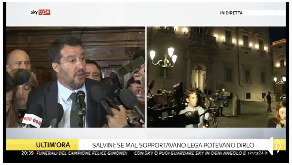 matteosalvinimi's tweet photo. Oggi al Senato dal presidente del consiglio ho ascoltato non idee, solo insulti. È evidente che ci fosse da settimane un tentativo di inciucio tra 5Stelle e PD. Lega ha avuto la forza, la dignità e il coraggio per smascherarlo in parlamento e spiegarlo chiaramente agli italiani. https://t.co/BNd3qX26Hv