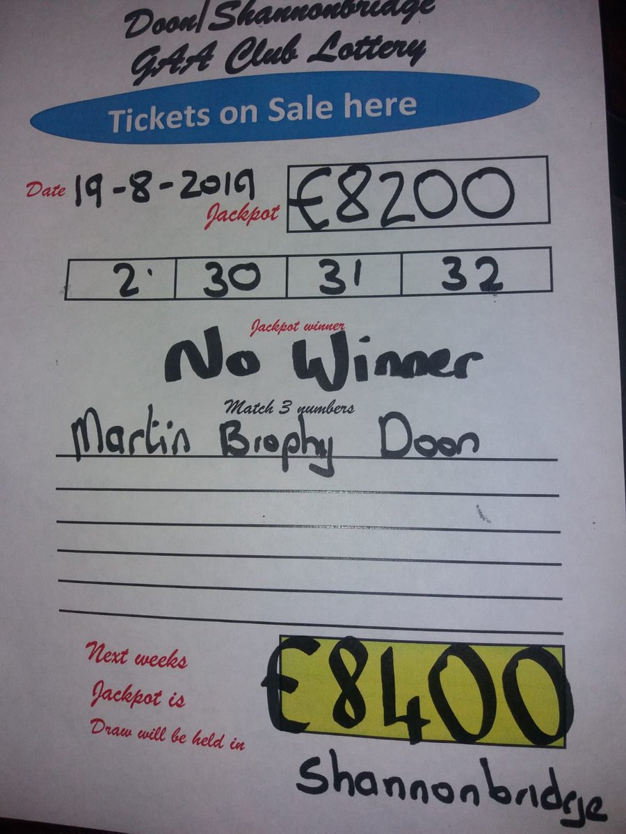 lotto 19 august 2019