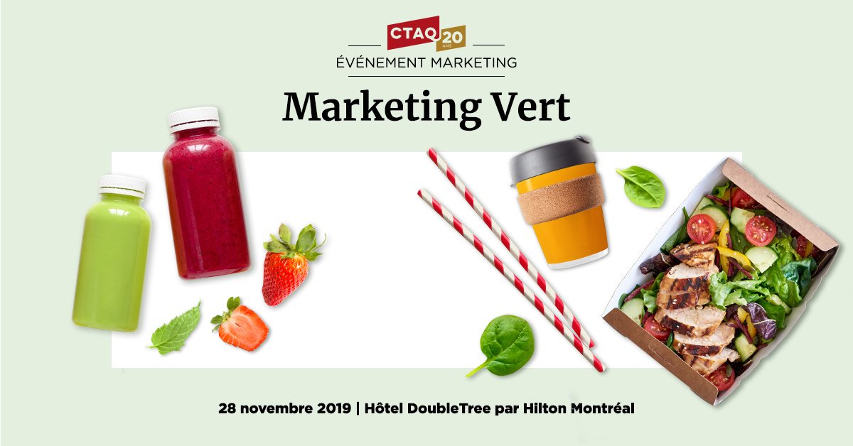 ConseilTAQ's tweet photo. #Événement
ÉVÉNEMENT MARKETING : Marketing Vert
28 novembre - DoubleTree par Hilton Montréal
Conférences par @agencebraque, @NielsenCanada, @sobeys, #LOOPMission, #Metro, @lg2_tweets et autres !
Détails et inscription : https://t.co/rq2EZclNpo https://t.co/VIH1H7zIQk