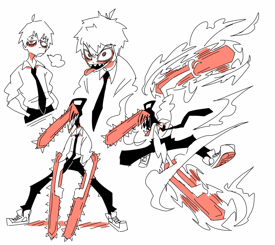 Drooling_Demon's tweet photo. i think i suck at drawing denji but ill get better eventually https://t.co/JrUwX60lUo