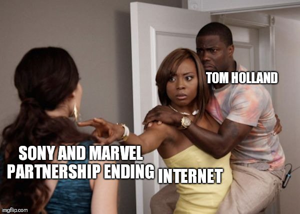 RT @AniMiaOfficial: The general consensus on the #Sony x #Marvel Spider-Man partnership ending 
#Tomholland https://t.co/QGL58rVuhM