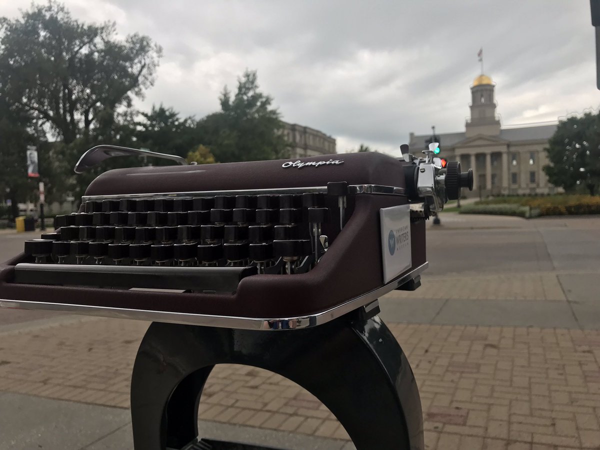 OllieTypewriter's tweet photo. And finally, I visited the Old Capitol Museum and @UIowaPM. This was a great way to wrap up my Iowa City trip, which was, as the kids say, LIT! https://t.co/hcw7Oafls8
