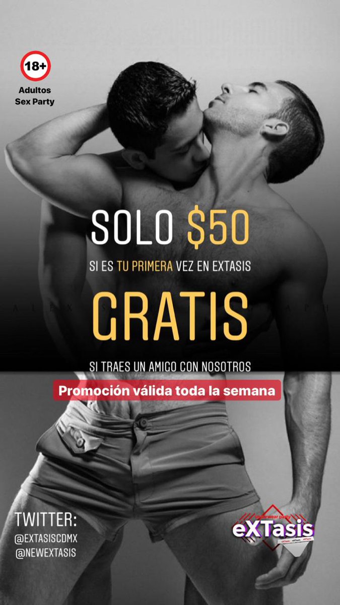 ExtasisCDMX's tweet photo. Las #Promos de hoy MARTES @NewExtasis
#EntreCabrones
Ven satisface tus PERVERSIONES. ๐๐๐ฆ๐ #NewExtasis #SexPartyCDMX
@interactive_man @OrgySexfan @orgyologoII @ElReyDelCatre @CabronAct @CuleadorapeloMX @AstorFuckerX @lord_cruising @NewExtasis @sonsexyschicos @PoppersFaceMX https://t.co/0T6CKVUedu