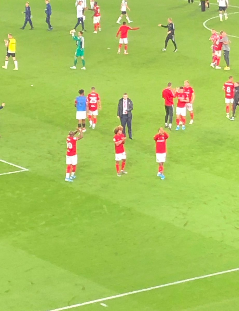henrywinter's tweet image. Han-Noah Massengo, only 18, rightly the centre of attention, superb at Pride Park, chased every ball, neat touch, saluted by #BristolCity team-mates and by travelling fans loud and long. #BristolCity worthy 2-1 winners. Johnson outthought Cocu. Massengo outran/outworked #dcfc