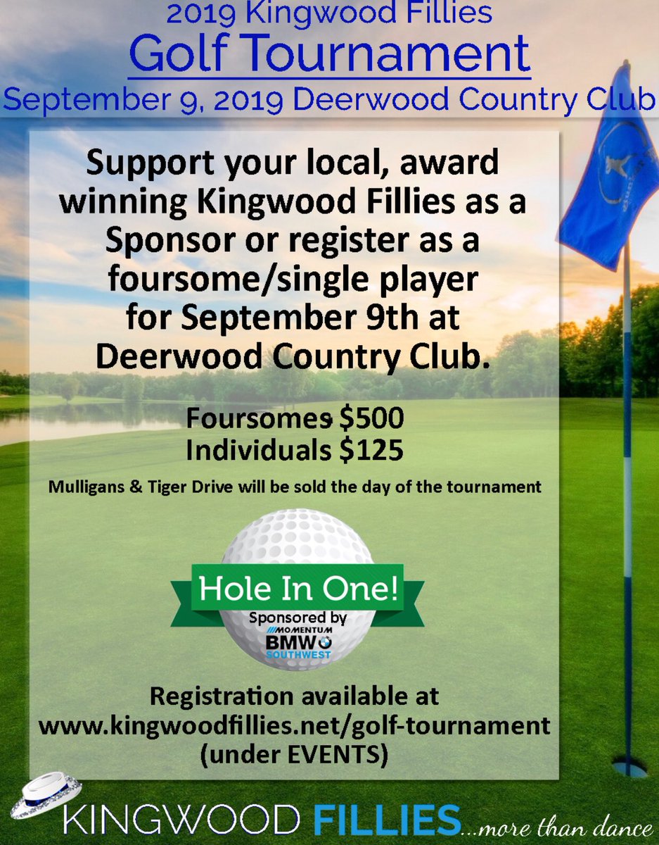 We’re getting closer to our Golf Tournament!! Don’t forget to register!