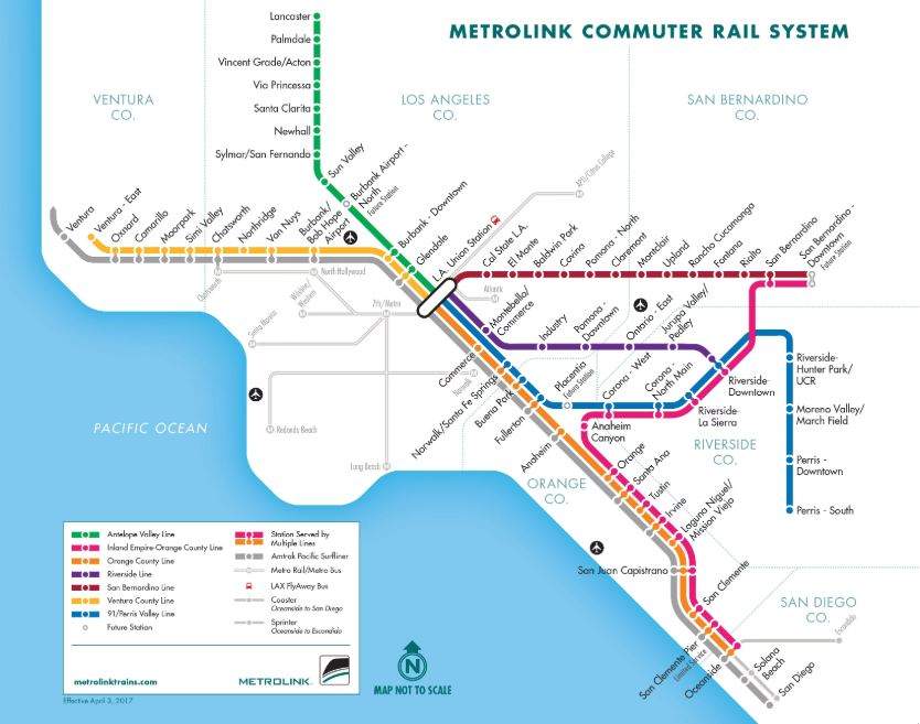 UrbanizeLA's tweet photo. Bucking the trend of declining transit usage in LA County (and nationwide), Metrolink has announced record ridership for 2018-2019 https://t.co/MYOvOTx9Zw https://t.co/KY2cMTqXQH