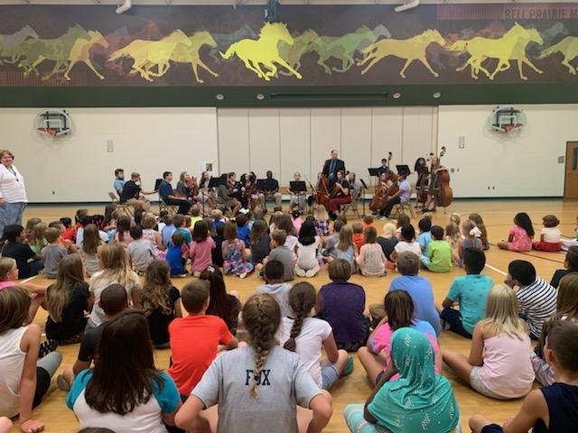 TeacherTuwei's tweet photo. Our last stop of the tour was @bp_mustangs. I sure enjoyed playing music with this group of my former students, current @SHSFalcons! Thanks @MrFreise for letting me play with the group. @NKCInstMus #nkcstrings #staleystrong #strongertogether https://t.co/bZkBImFVyg