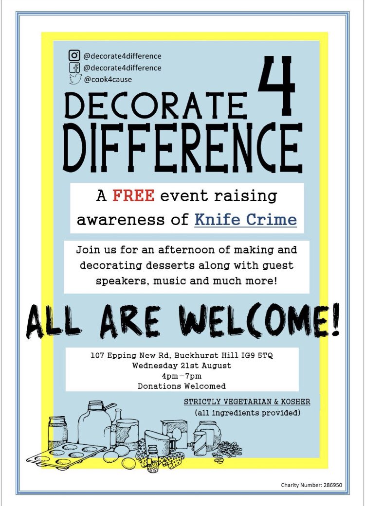 cook4cause's tweet photo. @kinsellatrust We are holding an event tomorrow to raise awareness &amp; funds for your charity! Please spread the message so we can have as many people attend as possible❣️ https://t.co/1amfczJa1y