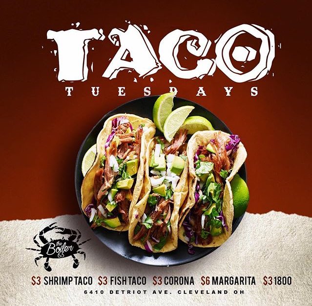 TheBoiler65's tweet photo. IT’s #TACOTUESDAY At @theboiler65 

Taco’s, nachos and drink specials all day 🌮🍹

For updates subscribe to: https://t.co/rD6qdlee3h
#theboiler65 #cle #cleveland #eatwithyourhands https://t.co/Ajua8y5h00