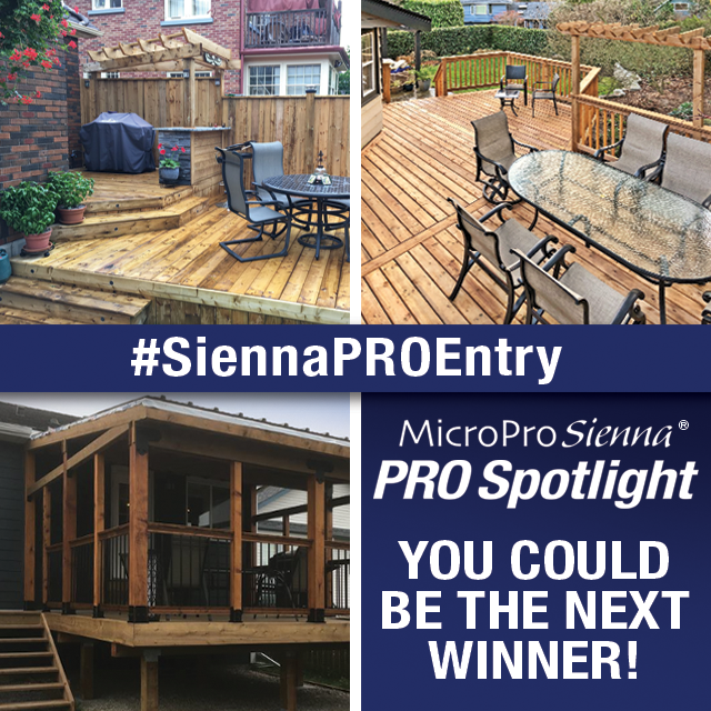 #endofsummer is coming! Have you ENTERED ? 
#Contractors Contractors, this is your chance to win $2,000 in MicroPro Sienna treated wood!
Post your entry, use the hashtag #SiennaProEntry and tag us! For contest details visit link in our bio
#microprosienna #decks #outdoor