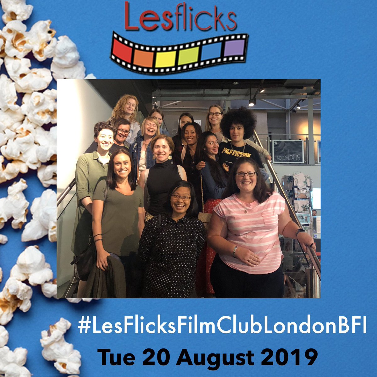 Lesflicks's tweet photo. A new record for #LesFlicksLondonBFI - 25 women came together to prove #WeAreAnAudience & enjoy #ShowMeLove (1998)
#Visibility #lesbianfilm #bisexualfilm #lesbianmovies #lesbianfilmmaker #lezbehonest #womeninfilm #indiefilm #filmsonline #lesbian #bisexual #womenlovingwomen #wlw https://t.co/MDB19blEXH