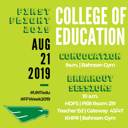 UNT_COE's tweet photo. #FFWeek2019 #UNTedu #UNT23 https://t.co/qWlit7aBfK