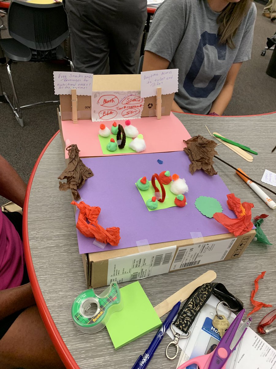 BCSDTechTeam's tweet photo. Teachers @MacedoniaMiddle 🦊 worked collaboratively to create their 22nd Century classrooms. Some of these classrooms included: exploration stations, #flexibleseating 💺 #learningzones, multiple resources for learning, mobile classroom, and much more. #edtech #PersonalizeSC https://t.co/HTS3KsGZCM